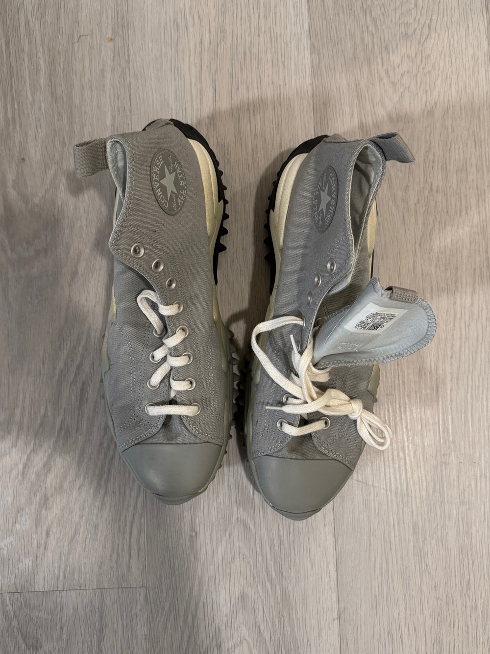 Like New! Converse Run Star Motion Ombré Platform High Top Slate Sage (Size 13) - Picture 3 of 5